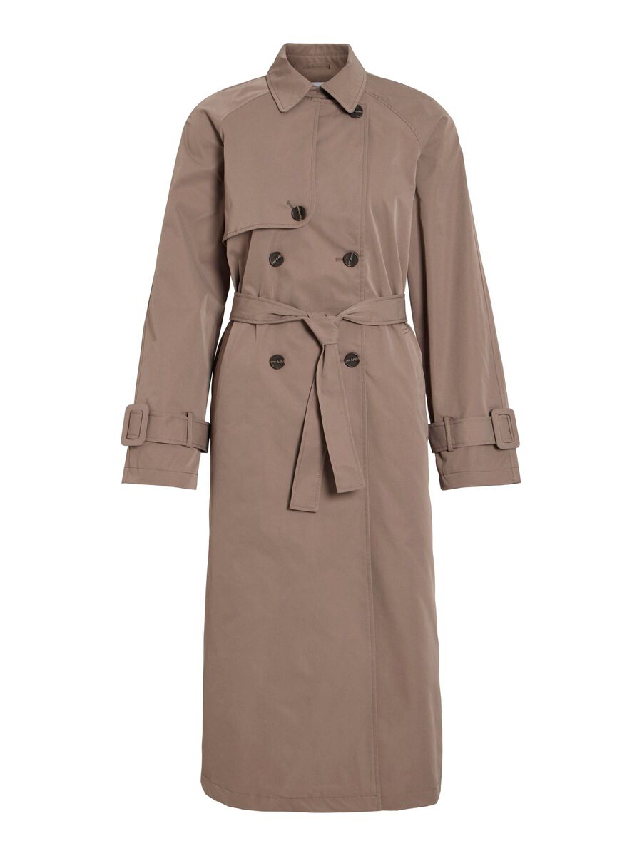 VILA CLASSIC TRENCHCOAT, Brown Lentil, highres - 14105102_BrownLentil_001.jpg