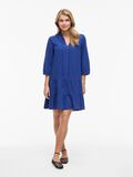 VILA VIPETRA 3/4 SLEEVED SHORT DRESS, Mazarine Blue, highres - 14109524_MazarineBlue_005.jpg