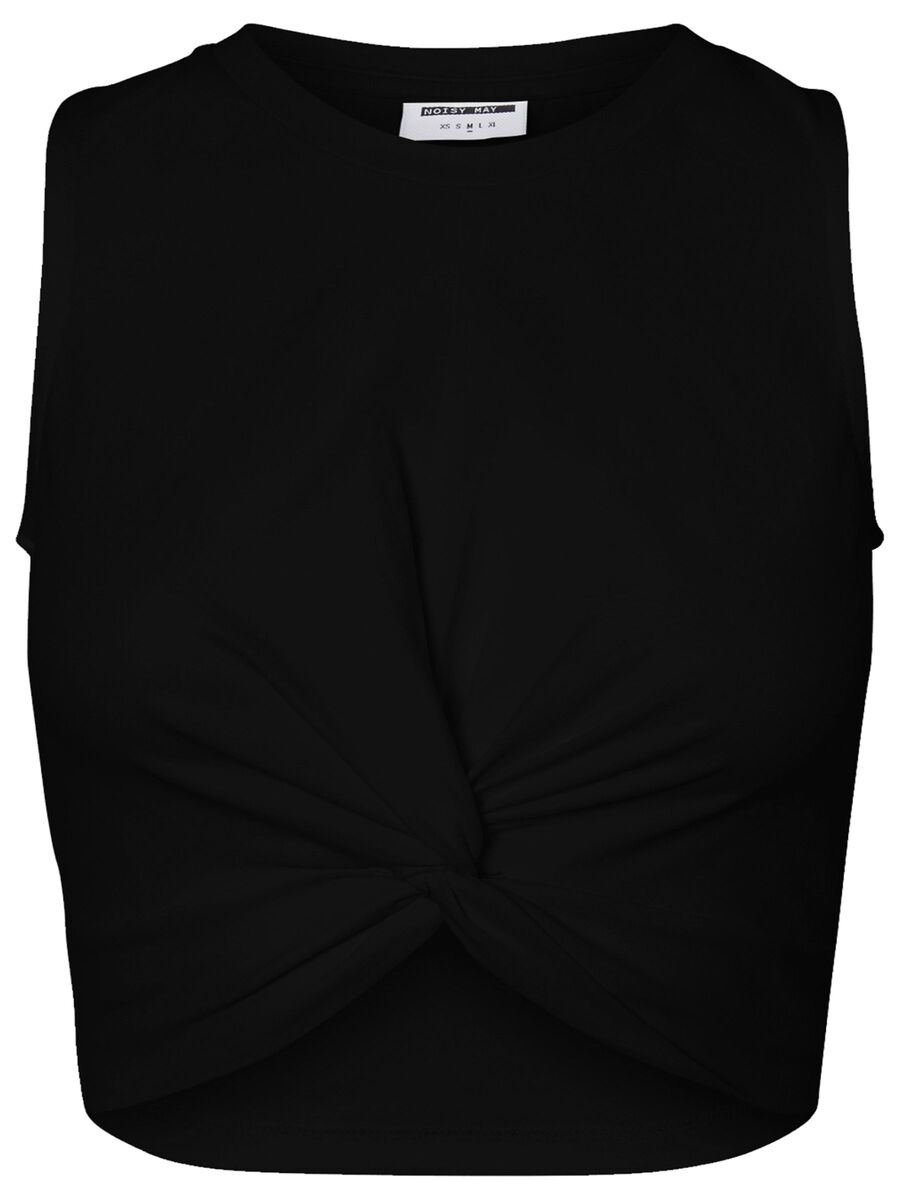 Noisy May CROPPED SLEEVELESS TOP, Black, highres - 27007593_Black_001.jpg