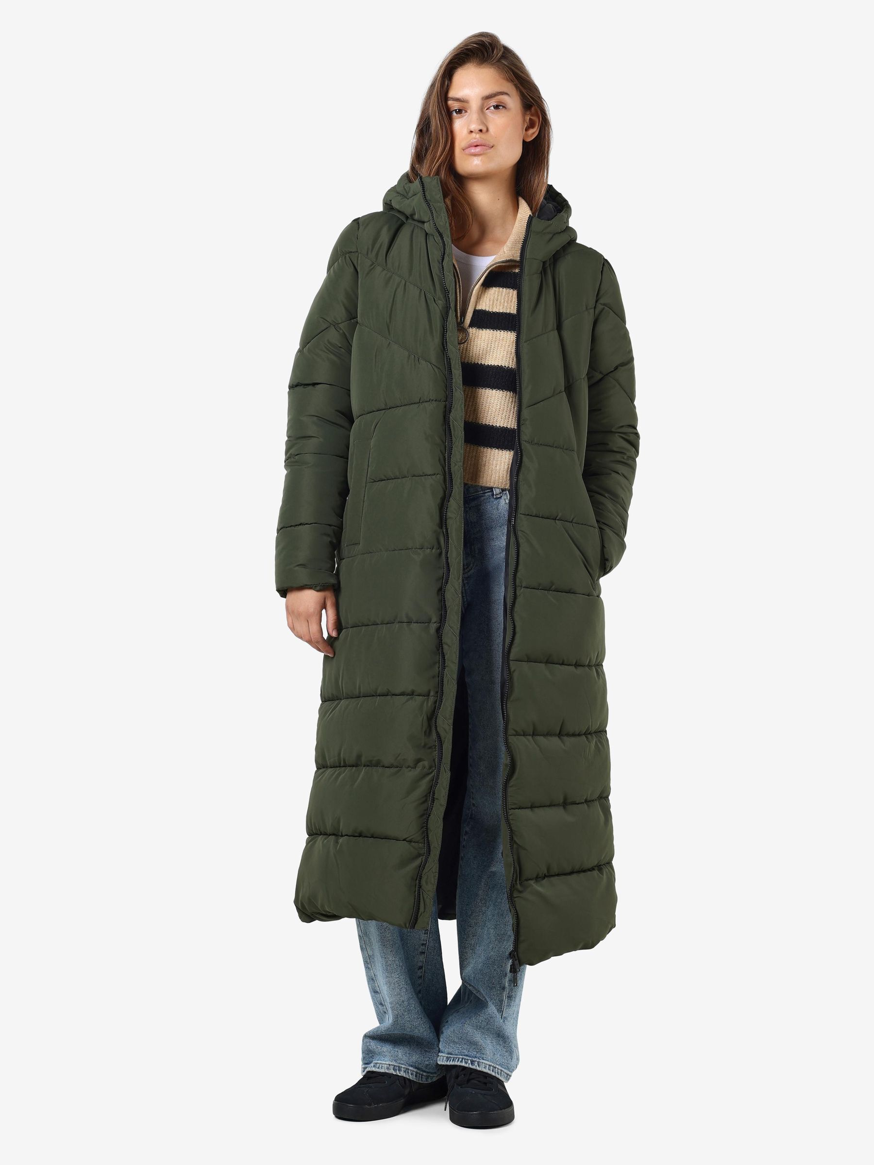 Womens coats with extra long sleeves 2025