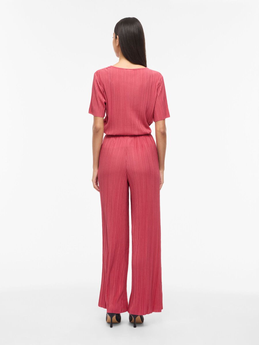 Carousel image - VIPLISA - TAILLE HAUTE PANTALON &Agrave; JAMBE AMPLE, Holly Berry | 2