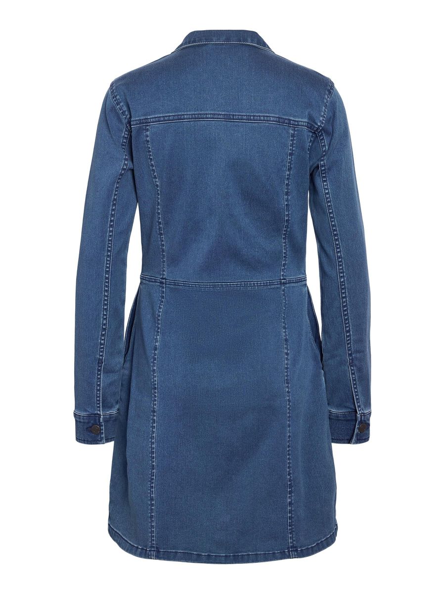 Noisy May DENIM MINI DRESS, Medium Blue Denim, highres - 27034397_MediumBlueDenim_002.jpg