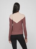 VILA ROUND NECK KNITTED PULLOVER, Rose Brown, highres - 14102914_RoseBrown_1161550_004.jpg