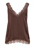 Product image thumbnail - VISOFIE V-NECK SLEEVELESS TOP, Coffee Bean | 7