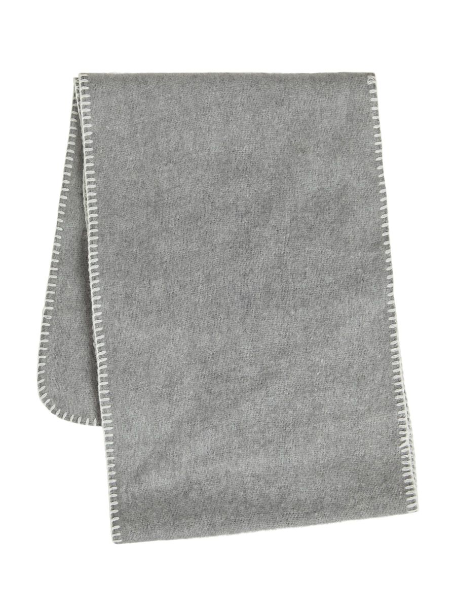 VILA DETALJERAD HALSDUK, Light Grey Melange, highres - 14099621_LightGreyMelange_001.jpg