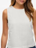 VILA ROUND NECK SLEEVELESS TOP, Snow White, highres - 14105425_SnowWhite_007.jpg
