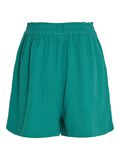 Vila HIGH WAIST BAUMWOLL SHORTS, Ultramarine Green, highres - 14089489_UltramarineGreen_002.jpg