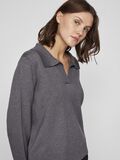 VILA POLO STRICKPULLOVER, Dark Grey Melange, highres - 14109861_DarkGreyMelange_007.jpg