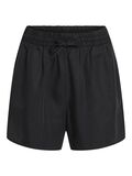 Vila DRAWSTRING SHORTS, Black, highres - 14085035_Black_001.jpg