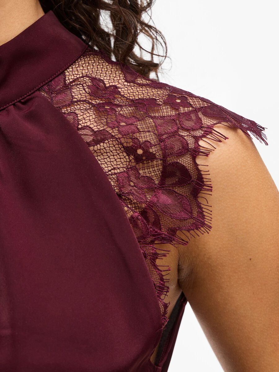 Carousel image - VISIMPLY SPITZEN OBERTEIL MIT KURZEN &Auml;RMELN, Winetasting | 3