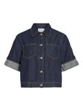 Product image thumbnail - SHORT SLEEVED DENIM SHIRT, Dark Blue Denim | 6