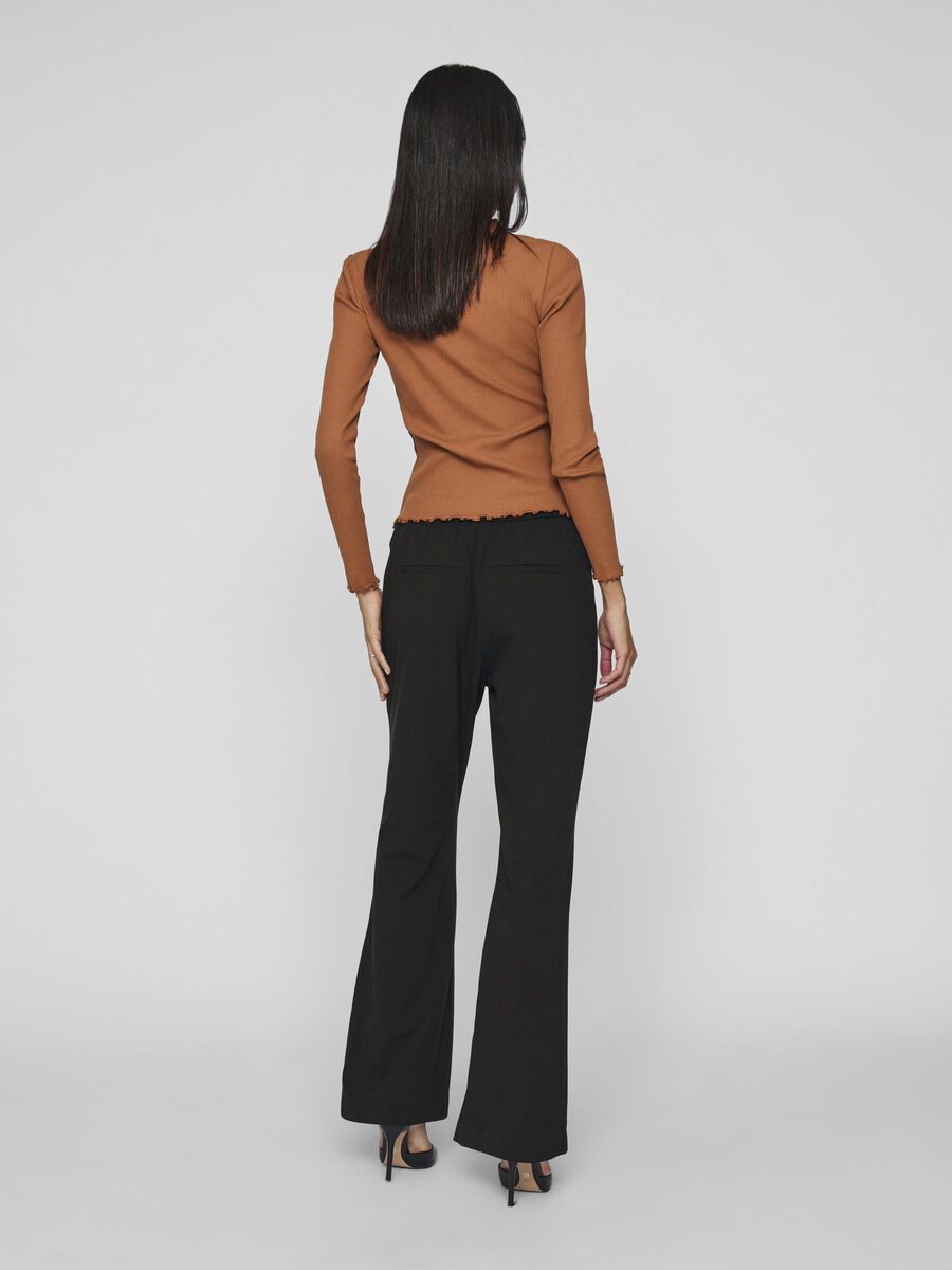 VILA TAILORED TROUSERS, Black, highres - 14107446_Black_004.jpg