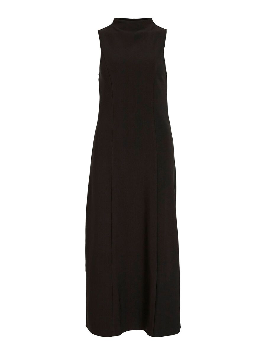 VILA VIANYA SLEEVELESS  MIDI DRESS, Black Beauty, highres - 14108693_BlackBeauty_001.jpg