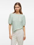 VILA ROUND NECK SHORT SLEEVED TOP, Silt Green, highres - 14101667_SiltGreen_003.jpg