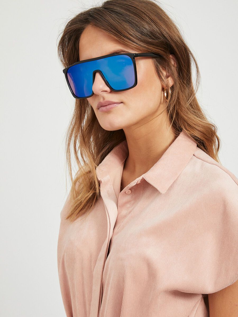 OBJECT OVERSIZED SUNGLASSES, Black, highres - 23032052_Black_003.jpg