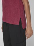 Vila V-HALS GEBREID GILET, Beet Red, highres - 14067804_BeetRed_982472_007.jpg