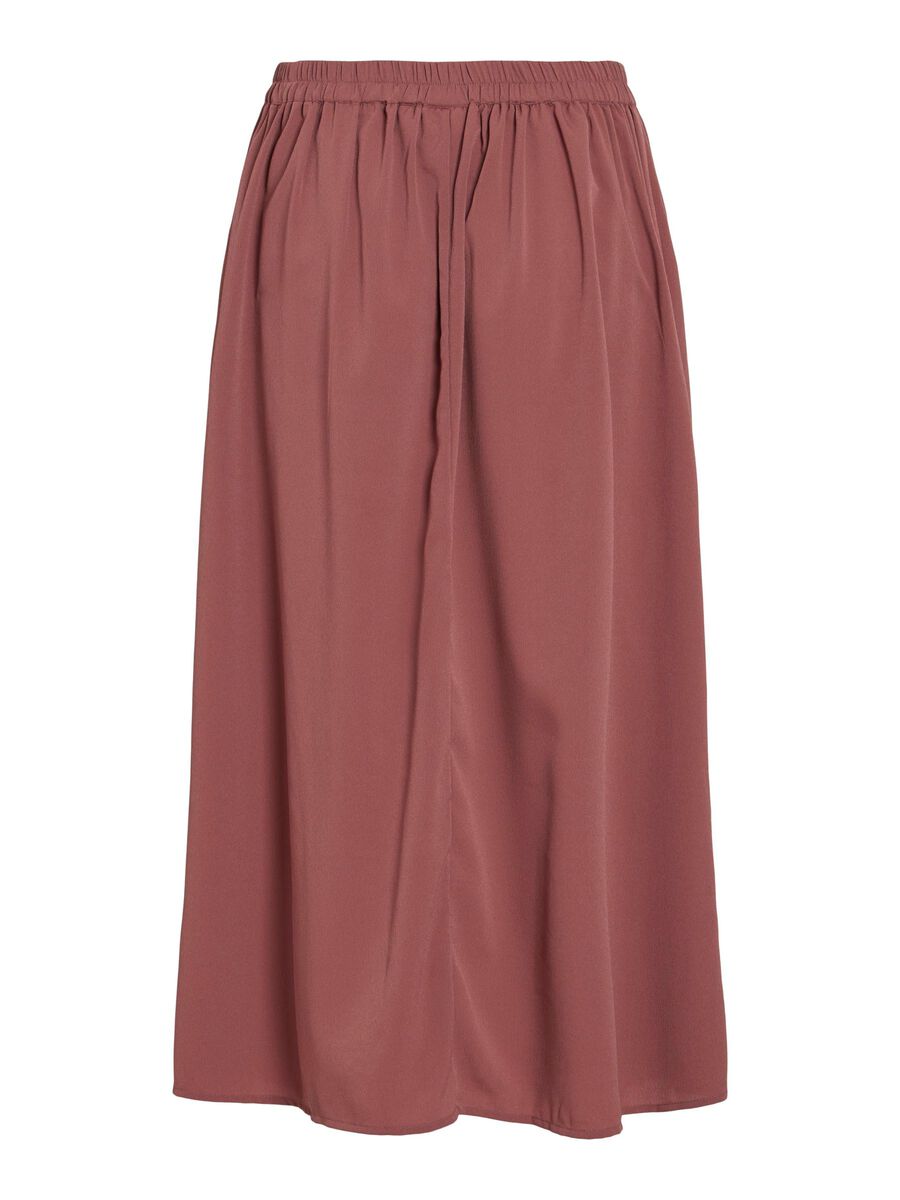 Carousel image - HIGH-WAIST MIDDELLANGE ROK, Rose Brown | 6