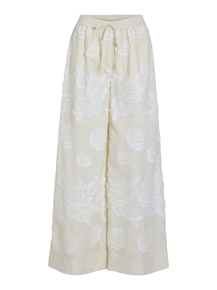 VILA HIGH WAIST TROUSERS, Birch, highres - 14105921_Birch_001.jpg