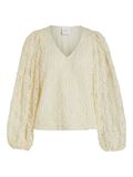 Vila DETAILED LONG SLEEVED BLOUSE, Birch, highres - 14078935_Birch_001.jpg