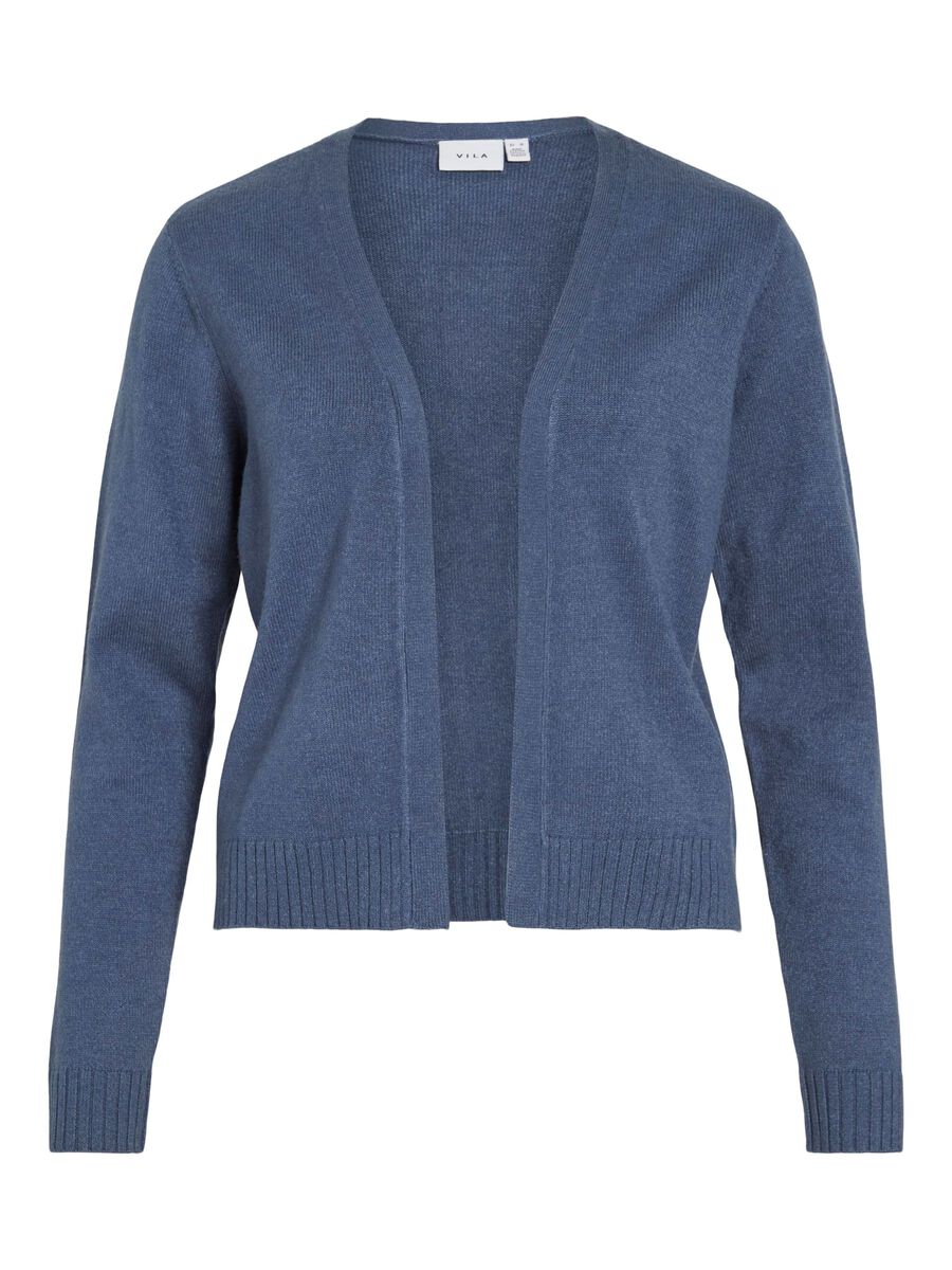 VILA VIRIL - COURT OUVERT CARDIGAN, Vintage Indigo, highres - 14060800_VintageIndigo_972257_001.jpg