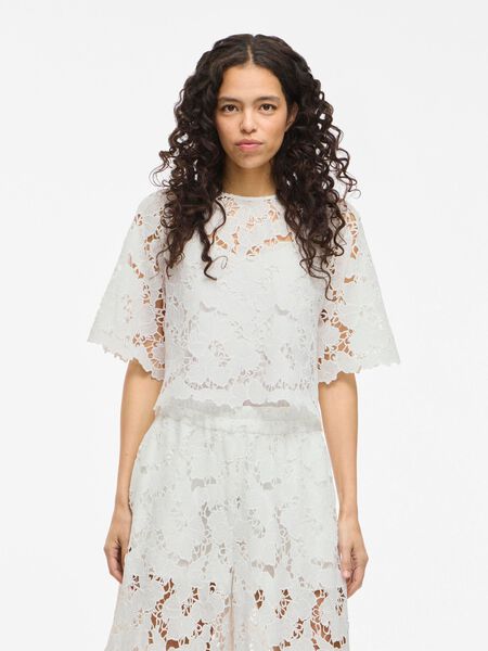 VILA VIHYLDE LACE SHORT SLEEVED SHIRT, Cloud Dancer, highres - 14112298_CloudDancer_003.jpg