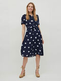 Product image thumbnail - SHORT SLEEVED MIDI DRESS, Navy Blazer | 1
