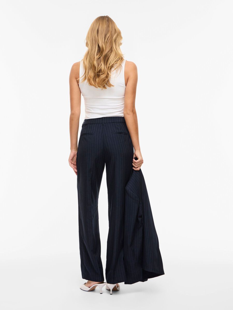 Product carousel image - VIKEMBA TAILORED HIGH WAIST HOSE, Navy Blazer | 2