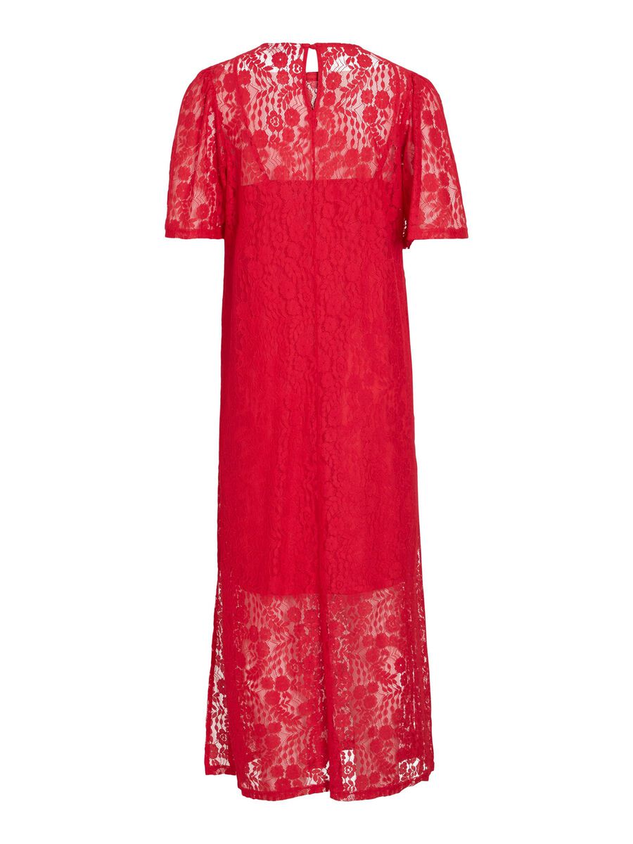 VILA VIHILDE LACE MAXI DRESS, Racing Red, highres - 14112084_RacingRed_002.jpg