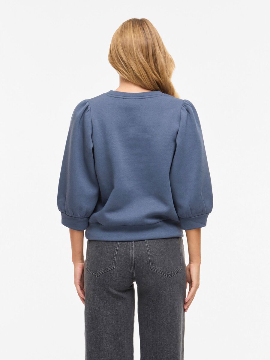 Product carousel image - VIVERA 3/4-MOUWEN SWEATSHIRT, Vintage Indigo | 2