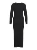 VILA LONG SLEEVED MAXI DRESS, Black, highres - 14107489_Black_002.jpg