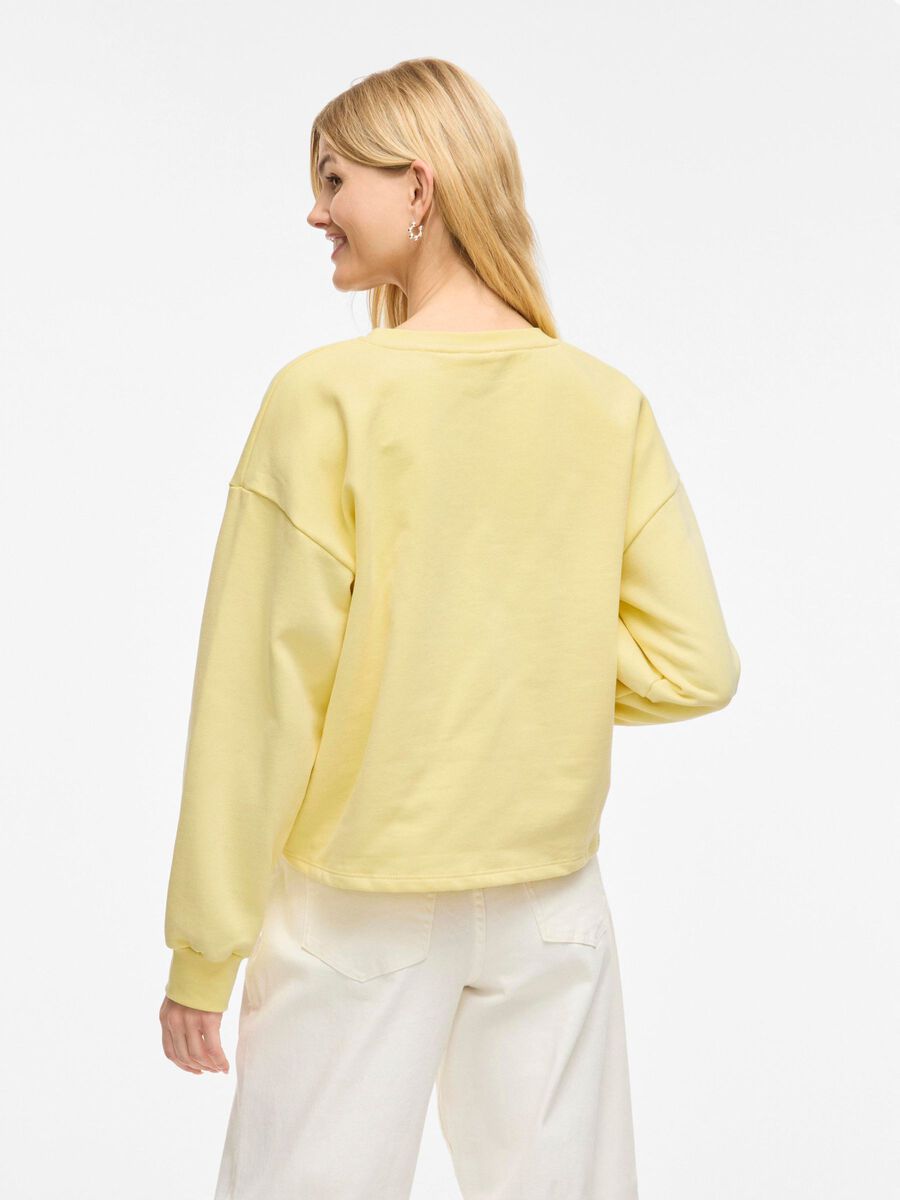 VILA VIHAILEY DETAILED SWEATSHIRT, Pale Banana, highres - 14111837_PaleBanana_004.jpg