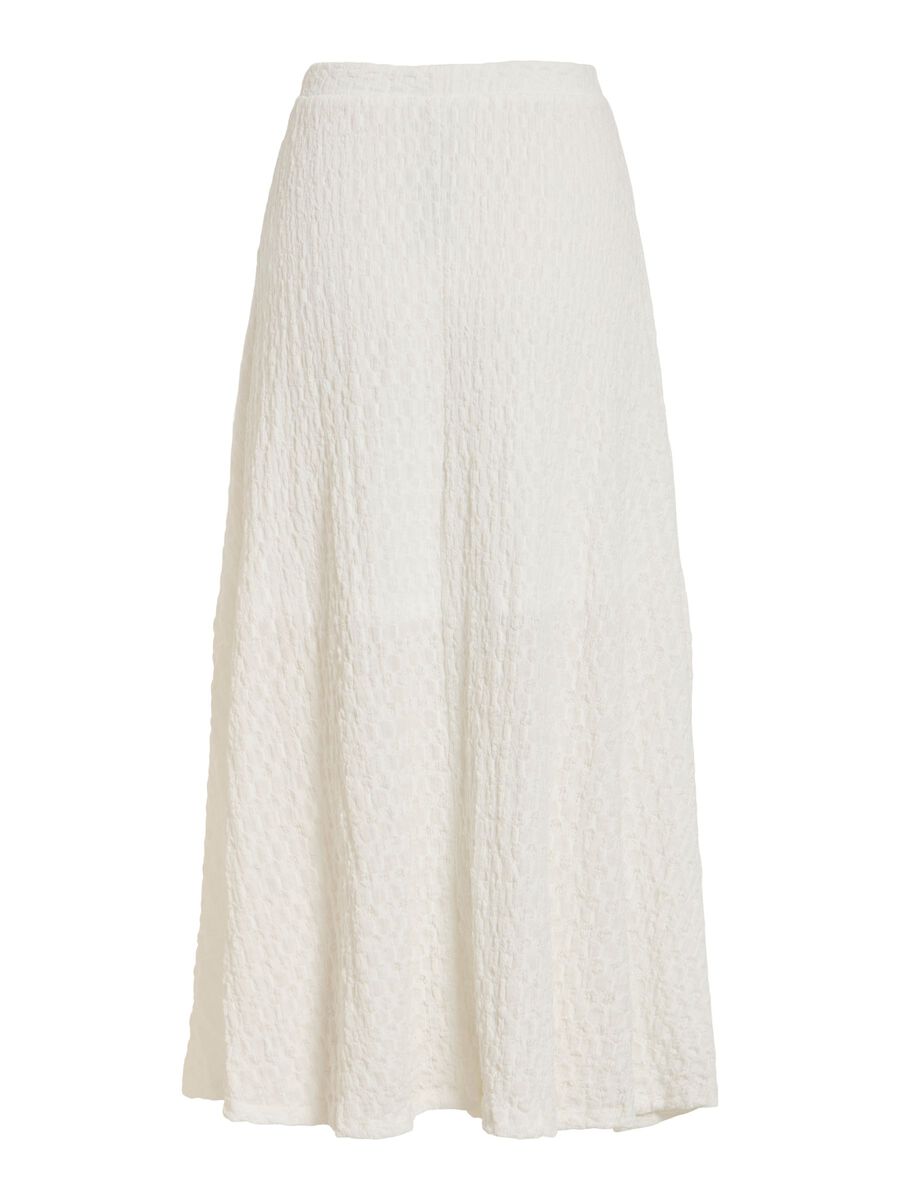 Product carousel image - VIGARMINA HIGH WAIST MIDI SKIRT, Snow White | 2