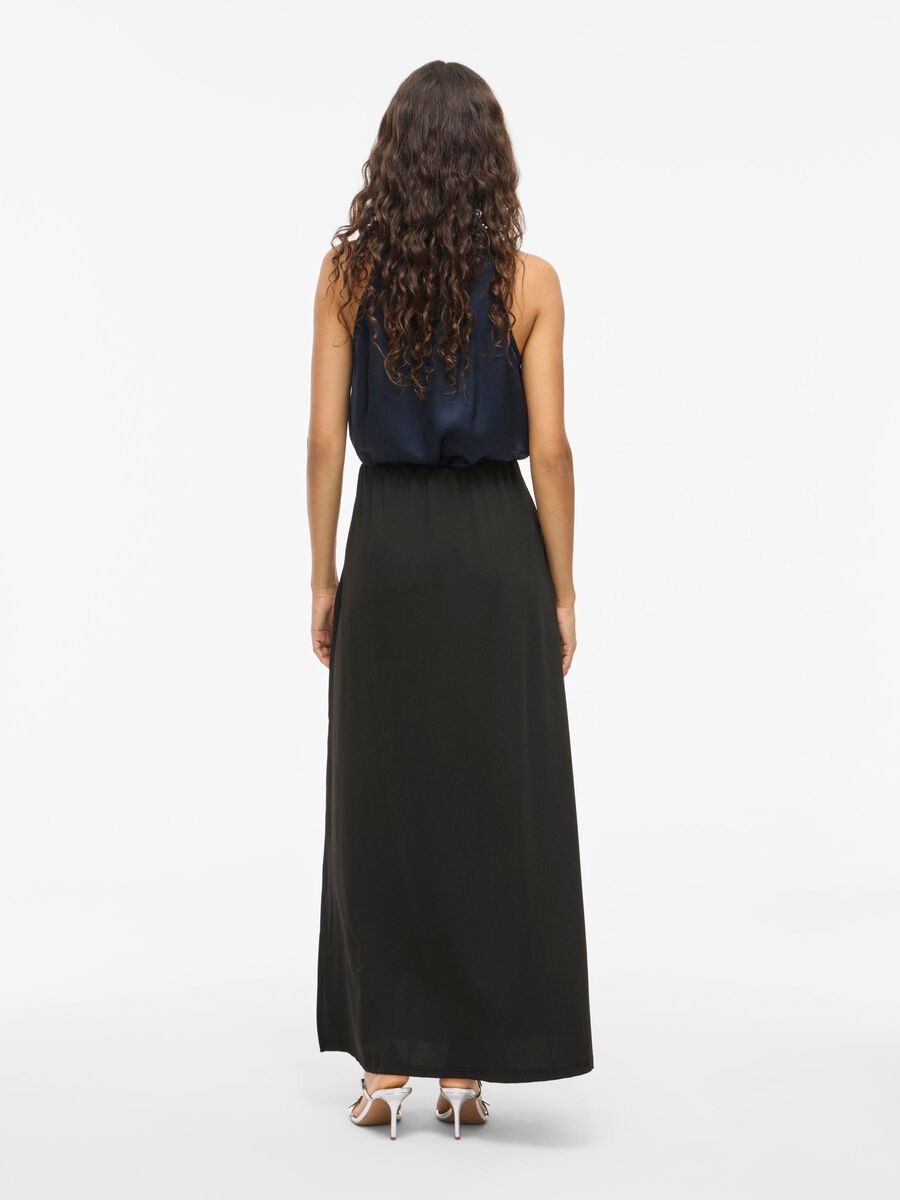 VILA VILEOA HIGH WAIST MAXI SKIRT, Black, highres - 14114772_Black_004.jpg