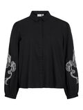 VILA EMBROIDERED SHIRT, Black Beauty, highres - 14106905_BlackBeauty_1191635_001.jpg