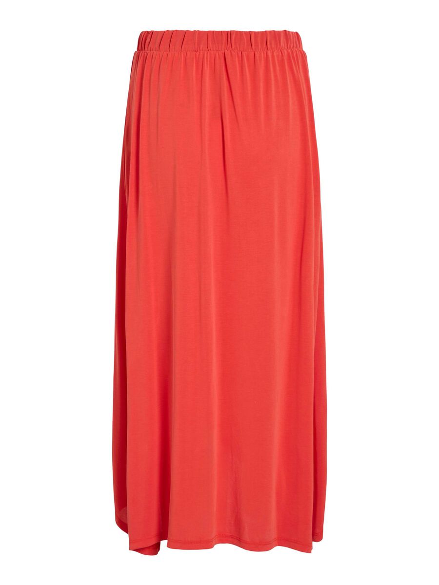 Carousel image - HIGH WAIST MIDIROCK, Aurora Red | 6