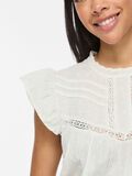 Product image thumbnail - VIYVA ROUND NECK SLEEVELESS TOP, Snow White | 5