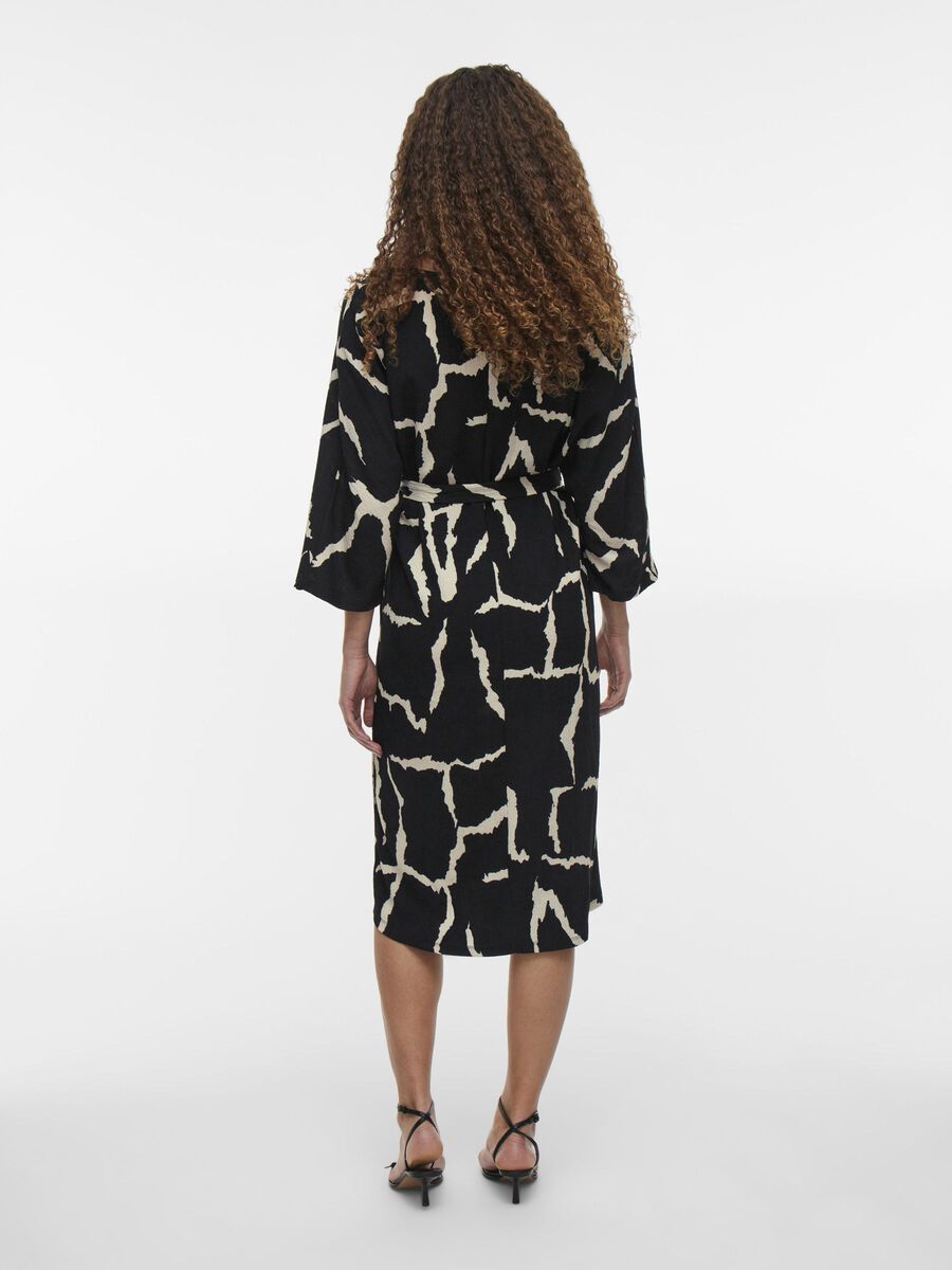 VILA MANICHE A 3/4 VESTITO MIDI, Black Beauty, highres - 14103341_BlackBeauty_1157251_004.jpg
