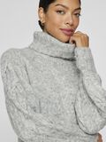 VILA À COL ROULÉ PULL EN MAILLE, Light Grey Melange, highres - 14103186_LightGreyMelange_006.jpg