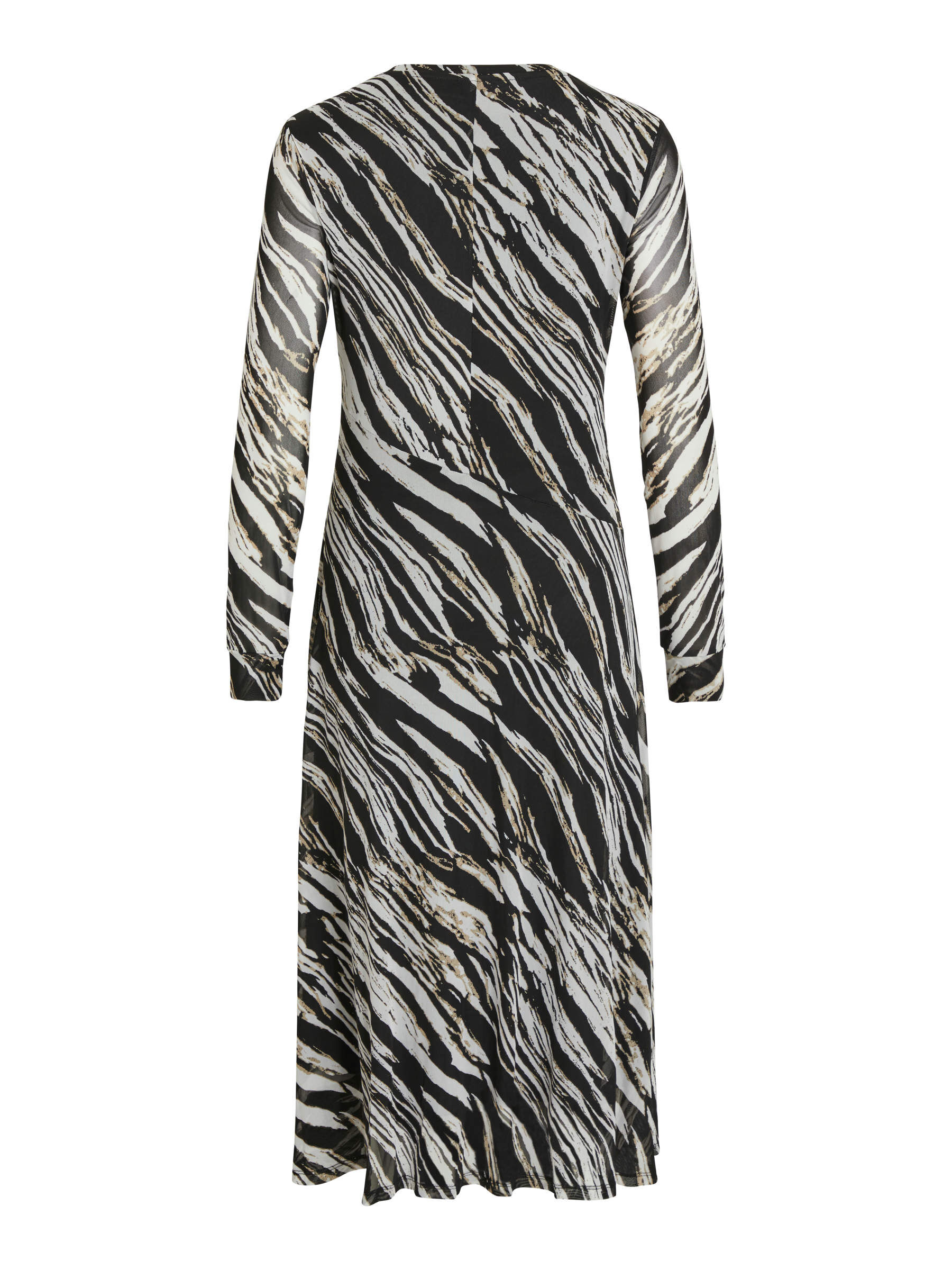 ZEBRA PRINT MIDI DRESS Black VILA