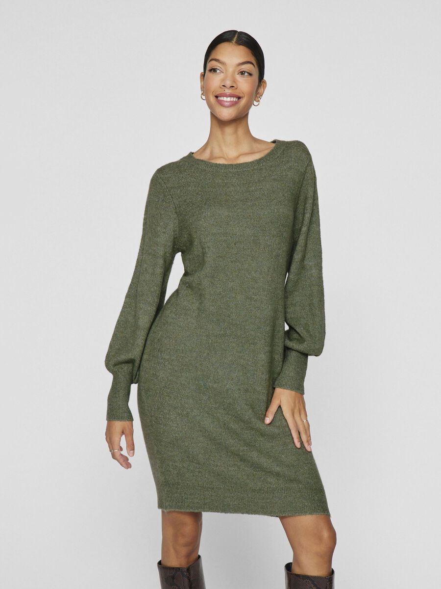 VILA DE PUNTO VESTIDO CORTO, Laurel Wreath, highres - 14103024_LaurelWreath_1153655_003.jpg