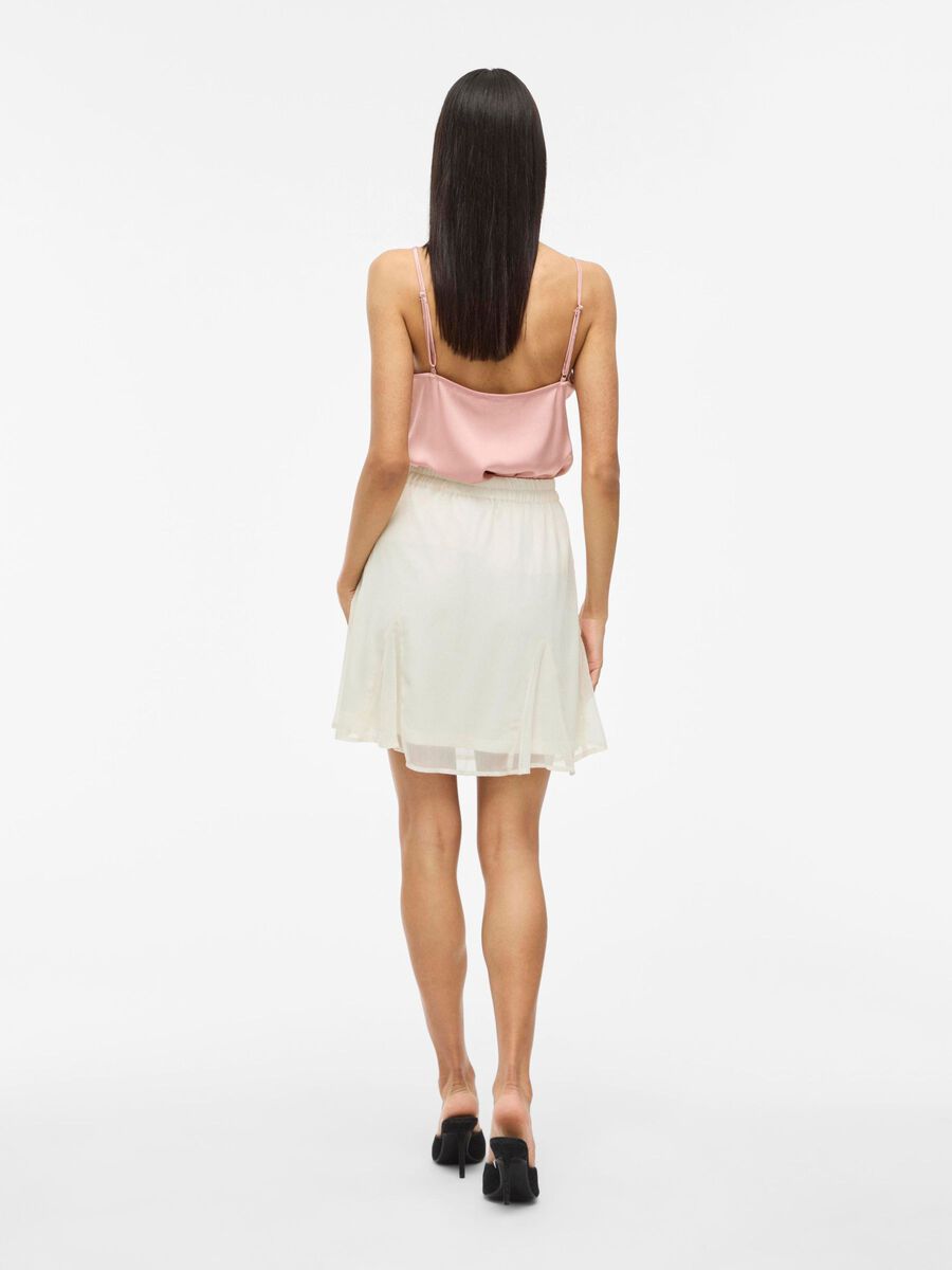 VILA HIGH WAISTED MINI SKIRT, Birch, highres - 14071753_Birch_004.jpg