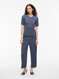 VILA VIPLISA PLEATED SHORT SLEEVED TOP, Vintage Indigo, highres - 14089481_VintageIndigo_005.jpg