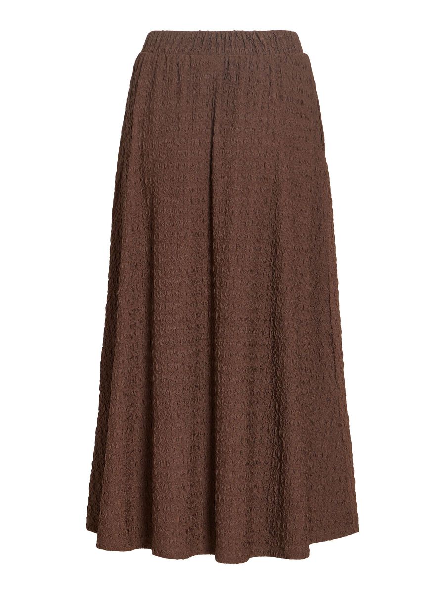 Product carousel image - VIMONERA HIGH WAIST MAXI SKIRT, Coffee Bean | 2