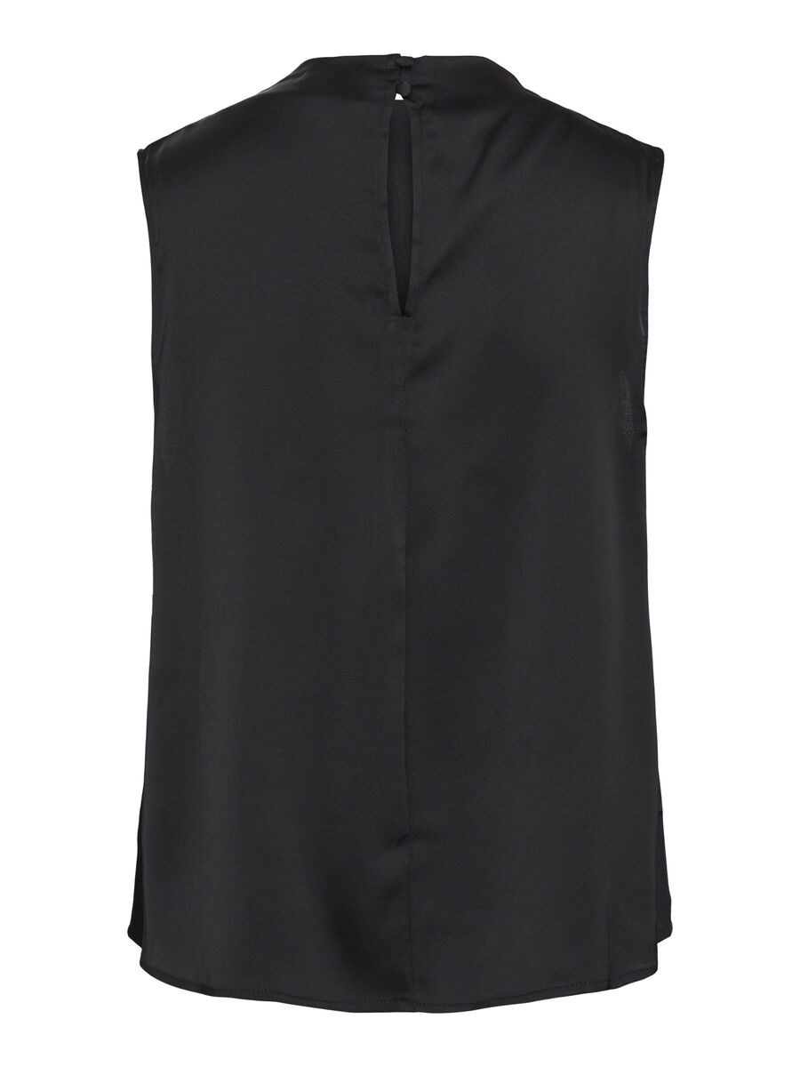 Product carousel image - CUELLO ALTO TOP SIN MANGAS, Black | 2