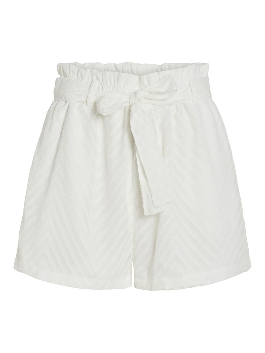VILA HIGH WAIST SHORTS, Snow White, highres - 14101591_SnowWhite_001.jpg
