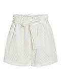 VILA HIGH WAIST SHORTS, Snow White, highres - 14101591_SnowWhite_001.jpg