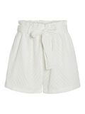 Vila HIGH WAIST SHORTS, Snow White, highres - 14101591_SnowWhite_001.jpg