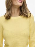 VILA VIDALO BASIC KNITTED PULLOVER, Pale Banana, highres - 14082767_PaleBanana_006.jpg