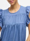 VILA VISHIKA, PYÖREÄPÄÄNTEINEN HIHATON TOPPI, Blue Denim, highres - 14108319_BlueDenim_007.jpg
