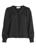 VILA LACE DETAILED LONG SLEEVED TOP, Black Beauty, highres - 14097926_BlackBeauty_001.jpg